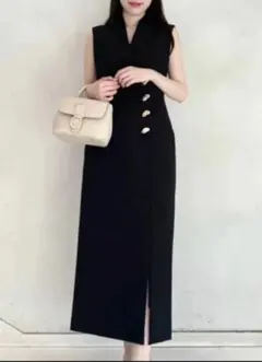 すーちゃん様専用新品SNIDEL金ボタンジレワンピースジャンパースカート