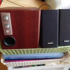 ELECOM スピーカー 木目調のサムネイル