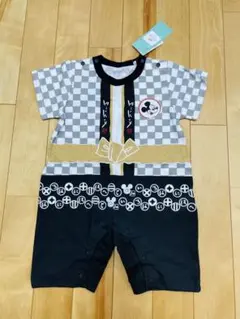 【未使用】ベビー服 ディズニー ミッキー ロンパース カバーオール 半袖