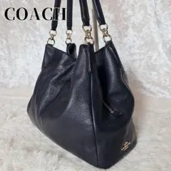 COACH コーチ トートバッグ 大容量　A4収納可能 肩掛け フィービー
