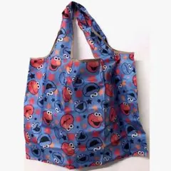 セサミストーリー エルモ クッキーモンスター トートバッグ お洒落なデザイン ☆