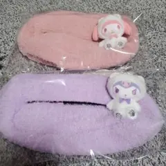 マイメロディ クロミ マスコット付きティッシュボックスカバー 2種セット