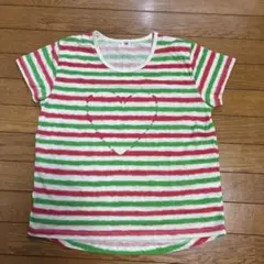 my heart paradise ボーダー ハート Tシャツのサムネイル