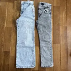 H&Mデニムパンツ2本セット　140