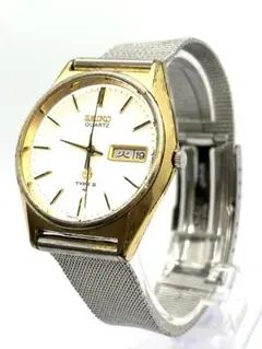 【稼働品】SEIKOセイコー タイプ2 メンズクオーツ腕時計