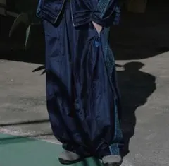 needles LHP H.D ヒザデル　トラックパンツ　ネイビー　ベロア　M