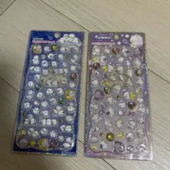 ストーンつきジュエルプチドロップ2点セット