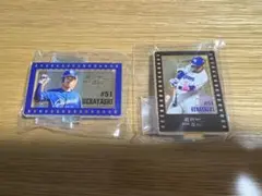 メルカリ便　中日上林選手　ミニアクスタセット