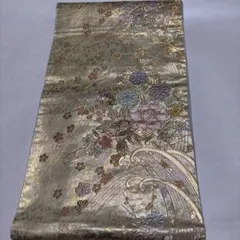 袋帯 六通柄 金糸 四季の花 丸文 唐織 正絹 フォーマル - メルカリ