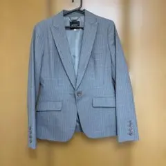 BOSCH グレーストライプ　スーツ　ジャケットスカート