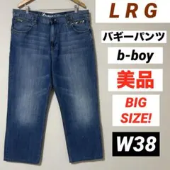 美品 LRG バギーパンツ W38 極太 ビッグ 00's b-boy 刺繍のサムネイル