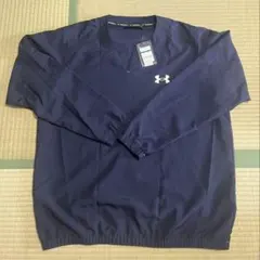 新品　アンダーアーマー　メンズ　Vネック　メッシュロングスリーブジャケット