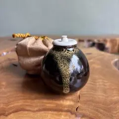 吉村宗楽 赤文琳茶入 茶道具 宗楽焼 牙蓋 吉村宗楽 赤文琳茶入 茶道具 宗楽焼 牙蓋 - メルカリ