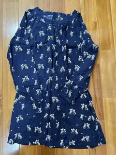 ユニクロ　ネイビー ワンピース 150cm