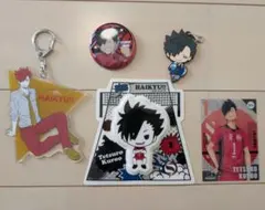 SALE【ハイキュー】アクリルキーホルダー 黒尾鉄朗 缶バッチ ラバーストラップ