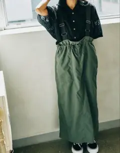 新品未使用☆ニコアンド☆ミリタリドロストナロージャンスカ