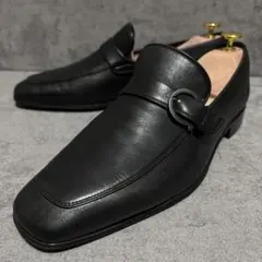 極美品　フェラガモ　ビットローファー　ガンチーニ　ブラック　本革　2243