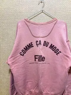 COMME CA DU MUDE コムサ トレーナー ピンク