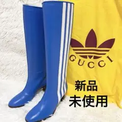 【新品未使用】GUCCI×adidas グッチ アディダス ロングブーツ ブルー 2025年最新】GUCCI ADIDAS ブーツの人気アイテム - メルカリ