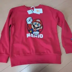 Super Mario トレーナー レッド 140cmのサムネイル