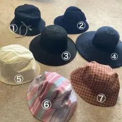 レディース　帽子　まとめうり　7個