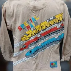 電車グラフィック Tシャツ 120