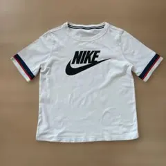 NIKE ナイキ Tシャツ ホワイト ビッグロゴ 半袖 袖ライン