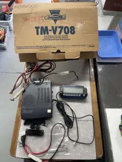 KENWOOD TM-732 FMデュアルバンド受信機本体 希少なアンテナ付き