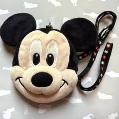 ミッキーマウス パスケース リール付き