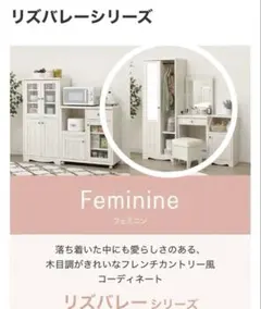 【廃盤】ニトリ　リズバレーシリーズ　ワードローブ（鏡付き） 2026年最新】リズバレーシリーズの人気アイテム - メルカリ