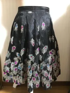 ☆ドーリーガールバイアナスイ ハートピーコックエンブロイダリースカート 美品☆