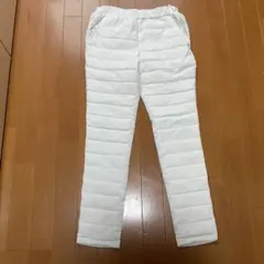 白 カジュアルパンツ