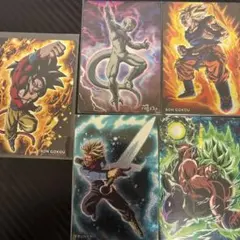 ドラゴンボールGT トレーディングカード 5枚セット