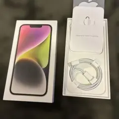 新品未使用　iPhone 正規品　充電器　ケーブル