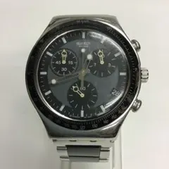 SWATCH 견본 IRONY 금속 케이스 크로노 그래프 석영 시계