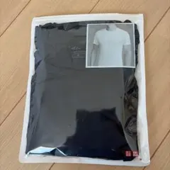 ユニクロ　AIRism クルーネックT Mサイズネイビー