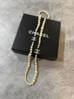 シャネルCHANELロングパールネックレス