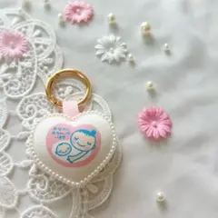 再販　マタニティマーク　パール　両面仕様　ハート型マタニティマーク　プレゼント