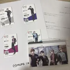 ROF-MAO 三菱UFJ銀行 通帳風ノート 名刺風カード ろふまお にじさんじ