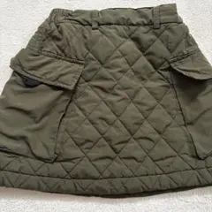 ZARA キルティングスカート カーキ　122cm