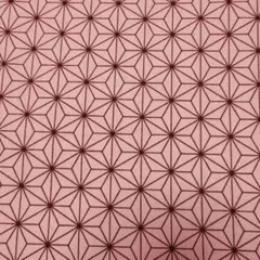 麻の葉和柄シーチング生地2mピンク鬼滅の刃ねずこ着物縁起和装小物はぎれ布