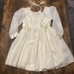 子供用　フォーマルドレス　ホワイト　120