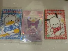 サンリオウエハースカード ポチャッコ クロミレア アヒルのペックル 3枚セット