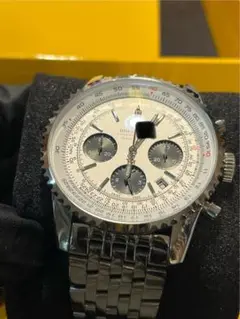 ナビタイマー b01 クロノグラフ43 タイプ　クォーツ腕時計　ケース、外箱付き