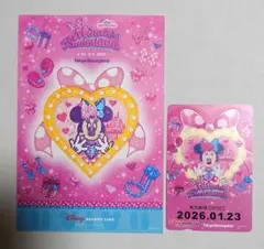 ミニー ファンダーランド リゾートラインフリーきっぷ、スタンプラリー 2点セット