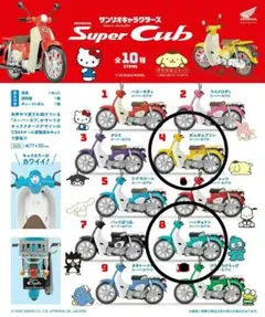 サンリオキャラクターズ　スーパーカブ２種