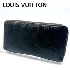 LOUIS VUITTON エピ ジッピーウォレット ノワール ピンク 財布
