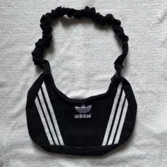 adidas リメイク古着　バッグ　デニム　アディダス　再構築　2way