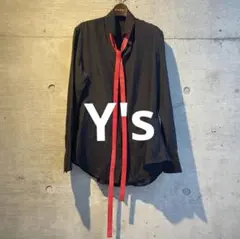 yohji yamamoto Y's 羊革レザーネクタイ　コットンシルクシャツのサムネイル