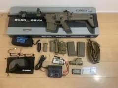 引退品】 次世代電動ガン SCAR-Hタンカラー CQB風外装カスタム - メルカリ